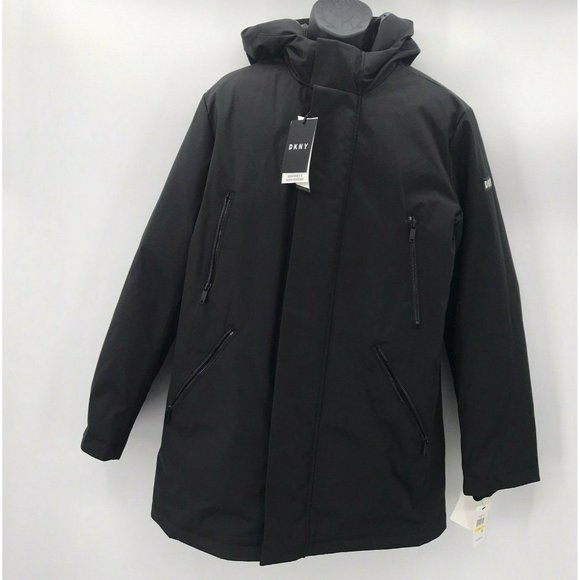 DKNY Men's Full-Length Hooded Parka - Size Medium - Picture 11 of 12